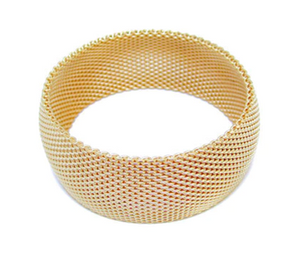 Wide Mesh Bangle