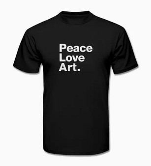 Peace Love Art T-Shirt
