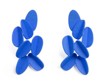 3D Printed Leaf Earrings
