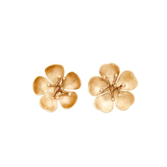 Cherry Blossom Bronze Earrings