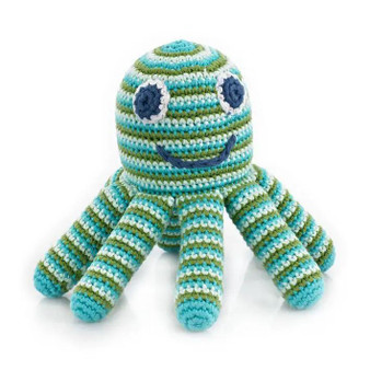Striped Octopus Rattle