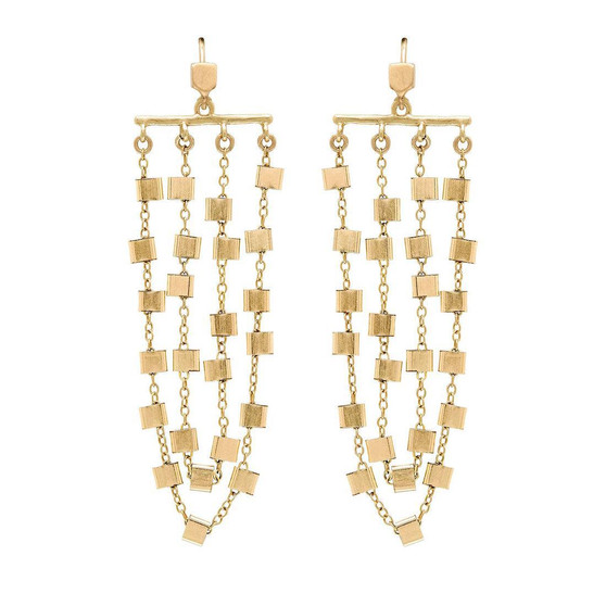 Chapel Bronze Chandelier Earrings