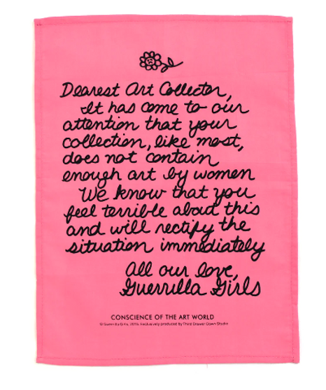 Dear Art Collector x Guerrilla Girls Handkerchief