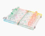 Lucite Chess & Checkers Set