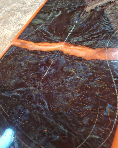 Space cake redwood casted stabilized hybrid  bookmatch F 11.7.2023  