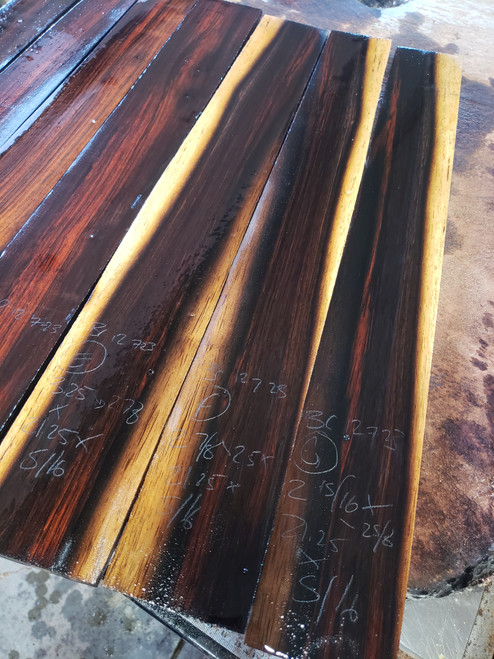  XL Brazilian rosewood (NIgra) guitar fingerboard G 12.25.23