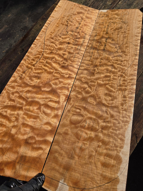 Neck thru Quilted maple Bookmatch (NT2) 11/14/25