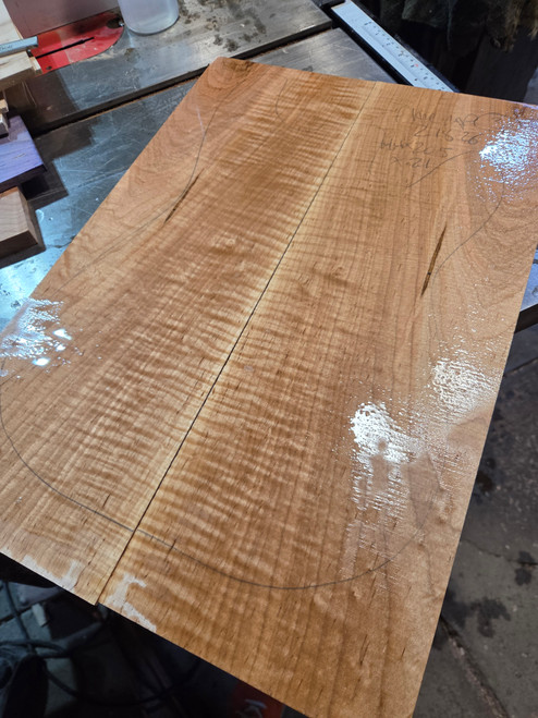 discount Curly maple bookmatch 3 2.18.26