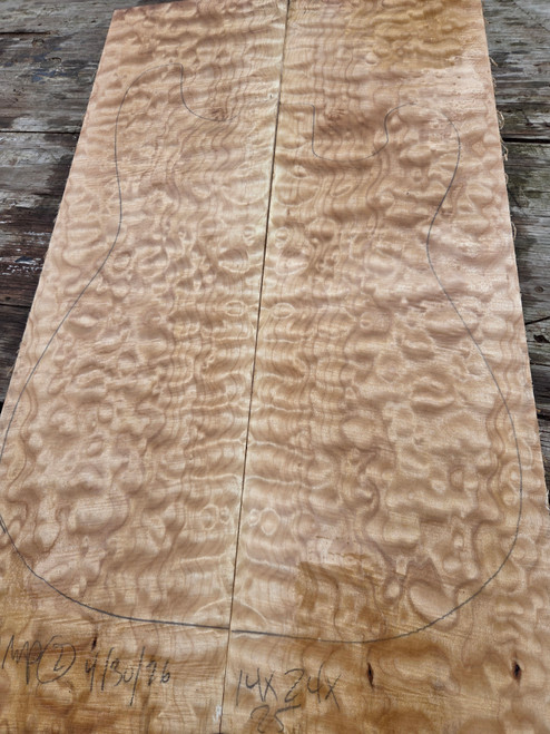 Quilted maple bookmatch  top 2 4.30.26