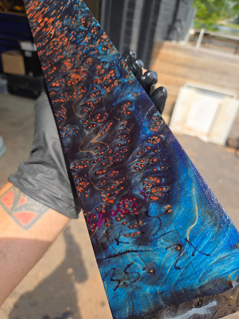 Space cake burl  turning spindle SC 2