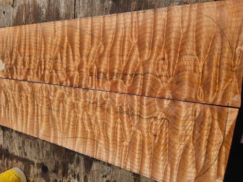Quilted maple bookmatch  top  8.04.26.B