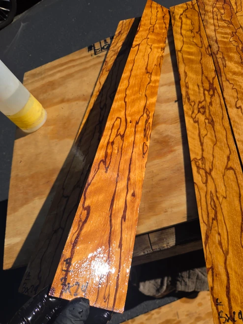 curly marblewood bass fingerboard 10.05.26.00B