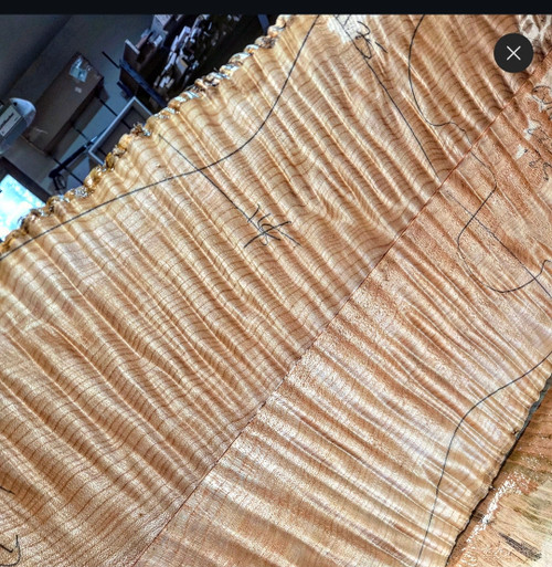Quilted maple bookmatch  top discount 5.1.26.15