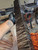 Quilted maple black dyed and stabilized spindle 1