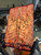 Curly mango red dyed stabilized scales MANG 1