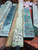 Green quilted maple turning spindle 7.2025