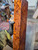gold camphor burl peppermill blank turning spindle  H