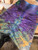 Northern lights triple dye boxelder burl stabilized  bookmatch 04