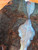 oak burl casted stabilized hybrid  bookmatch  blue blue 1