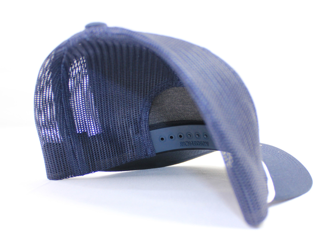 Navy Bass Patch Rope Hat - Broken Arrow Outfitters