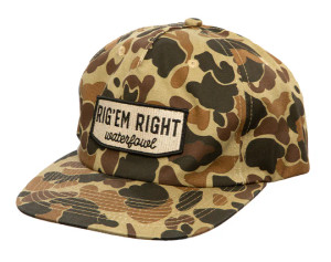 Old School Camo Pinch Front Unstructured Hat Old School Camo Pinch Front Unstructured Hat