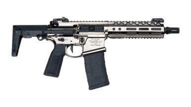 Chrome Ghetto Blaster 7.94” 300BLK SBR