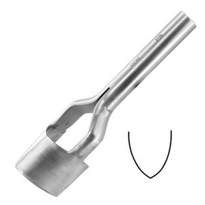 0150 3/4" English Point Strap End Punch
