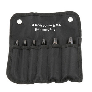 K-245 Leather 6 Hole Punch Set