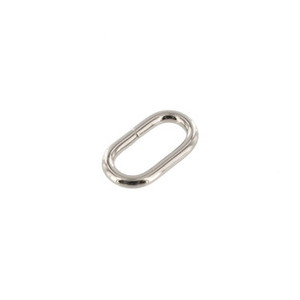 B7573 Nickel Plate, Watch Loop, Solid Brass-LL