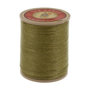 643 Mousse, Moss, Fil Au Chinois - Lin Cable - Waxed Linen Thread