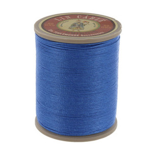 665 Roy, Royal Blue, Fil Au Chinois - Lin Cable - Waxed Linen Thread
