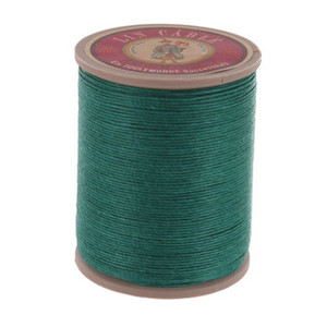 750 Paon, Peacock Fil Au Chinois - Lin Cable - Waxed Linen Thread