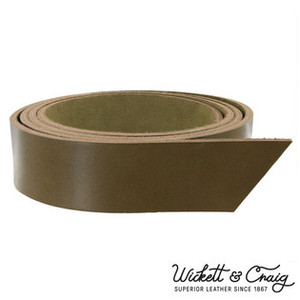 Wickett Olive Leather Strap