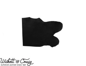 Wickett & Craig Traditional Harness Leather Shoulders, Black, 9-11oz, Multiple Sizes
