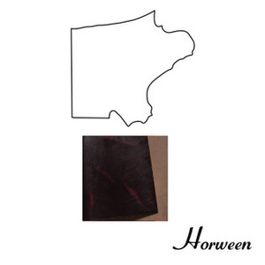Horween Chromexcel Leather Shoulder, Burgundy, Multiple Weights