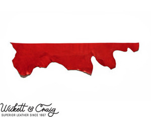Wickett & Craig English Bridle Leather, Belly, Chili Pepper