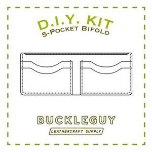5 Pocket Bifold Wallet Pattern, PDF Template