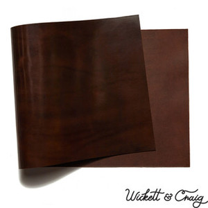 Wickett & Craig Traditional Harness Leather Panels, Chocolate