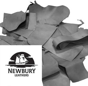 Assorted Newbury Leather Scrap, Heavy Weight, 19.5lbs