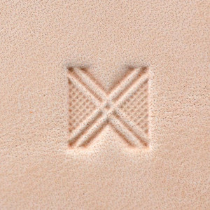 Geometric, 'X' Shape #1, Leather Stamping Tool