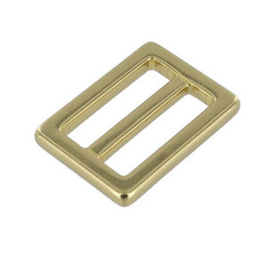 B7102 Natural Brass Double Loop Slider