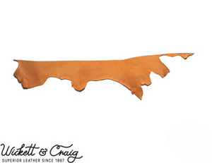 Wickett & Craig Skirting Leather, Belly, Russet