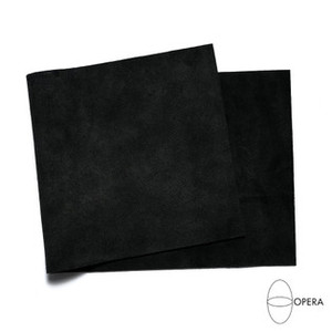 Opera Suede Leather Panel, Black (1550)