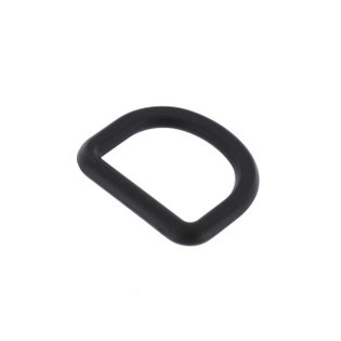 1" Black Plastic D-Ring