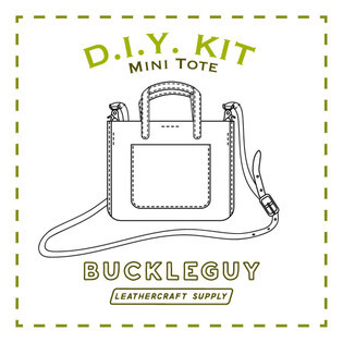 Mini Tote Bag Leather Pattern, PDF Template