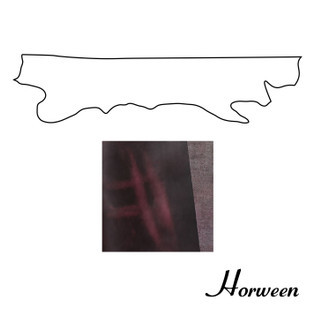 Horween Cavalier Leather Belly, Plum, Multiple Weights