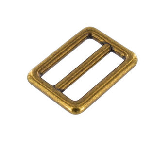B7096 Double Loop Slider, Antique Brass