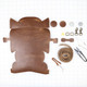 DIY Micropurse Leather Kit