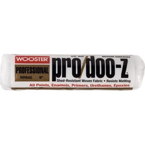 Wooster RR742 9" Pro/Doo-Z 3/8" Nap Roller Cover Bulk 100Pk