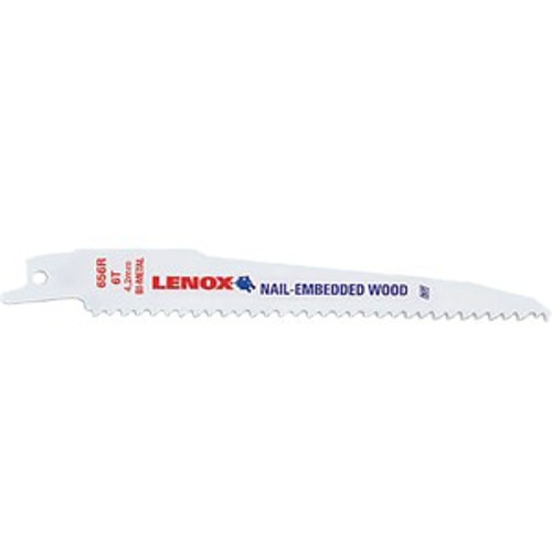 Lenox 22750 6" 6TPI Reciprocating Saw Blade OSB656R (50pk) -